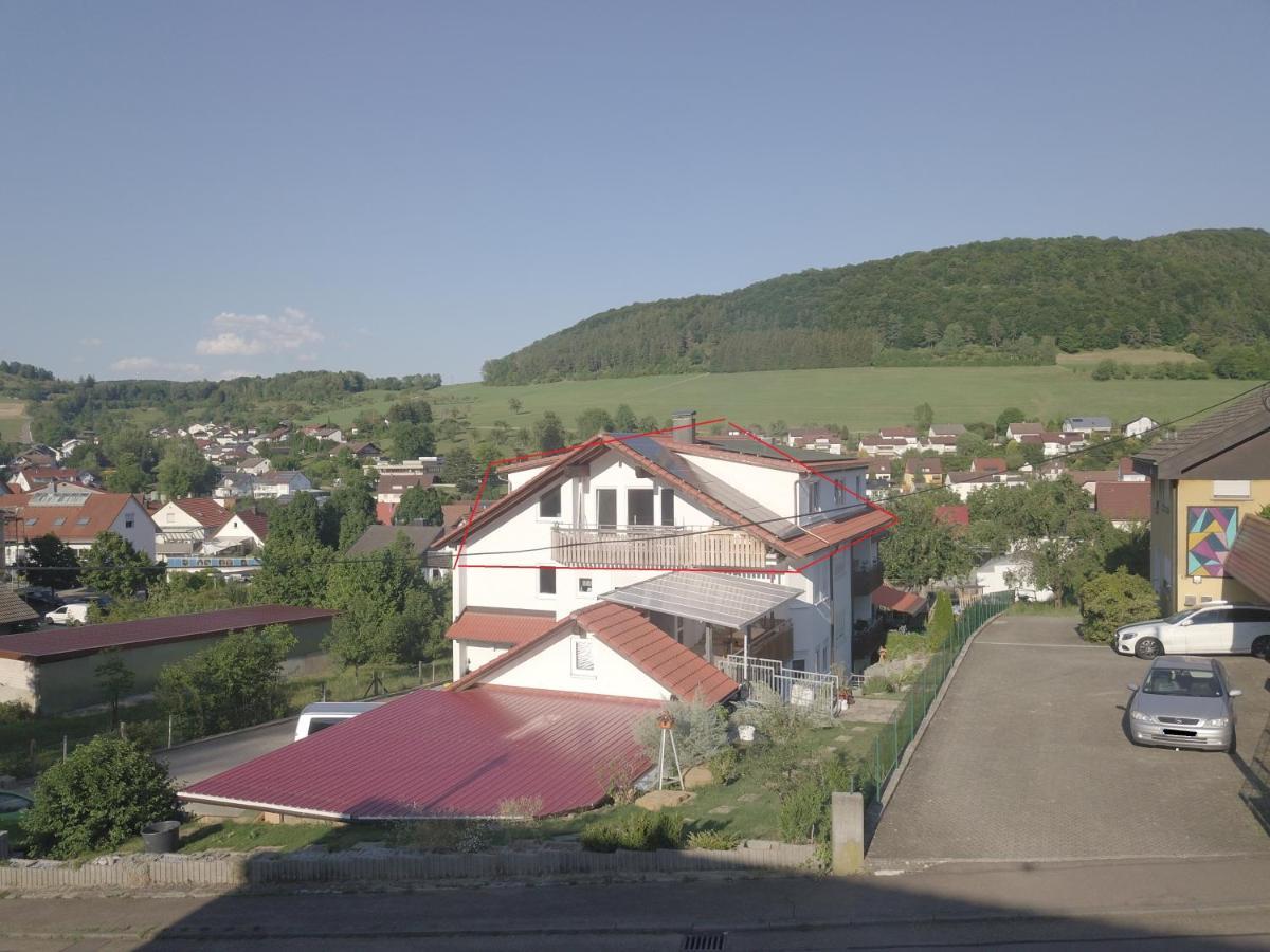 Ferienwohnung Mueller'S Talblick Deggingen Exterior foto